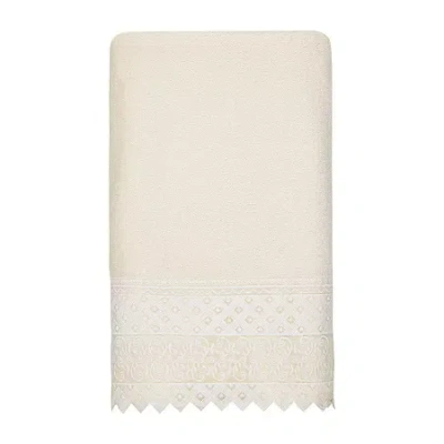 Linum Home Textiles Aiden Embellished Embellished Bath Towel In Sand