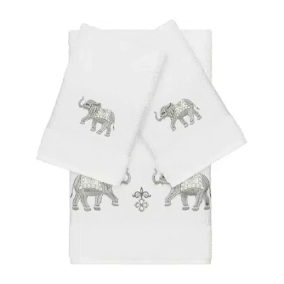 Linum Home Textiles Quinn 3-pc. Bath Towel Set In White