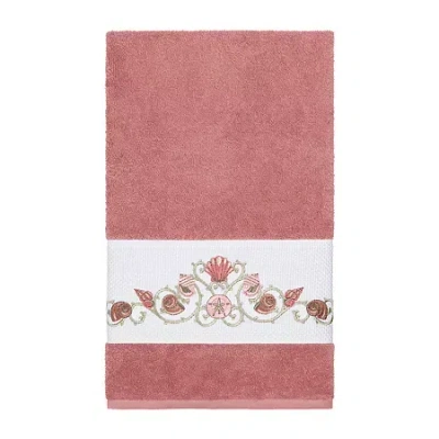 Linum Home Textiles Bella Embellished Bath Towel In Pink