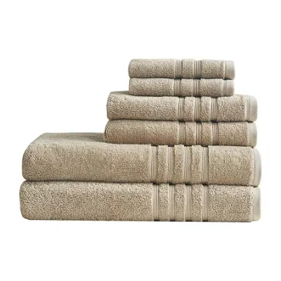 Madison Park Nurture 6-pc. Bath Towel Set In White