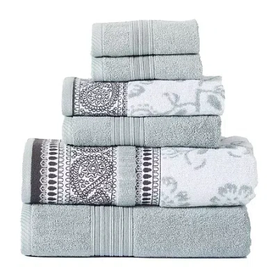 Modern Threads Ophelia 6-pc. Bath Towel Set In Green