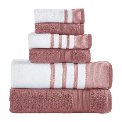Modern Threads Reinhart 6-pc. Bath Towel Set In Pink