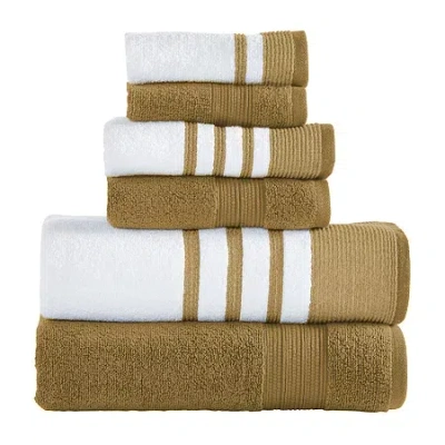 Modern Threads Reinhart 6-pc. Bath Towel Set In Yellow