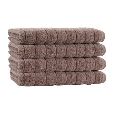 Depera Home Vague 4-pc. Hand Towel In Brown