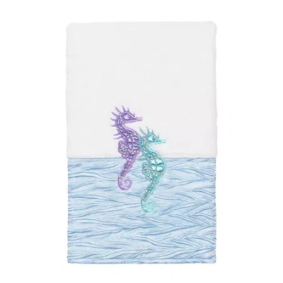Linum Home Textiles Sofia Embellished Hand Towel In White