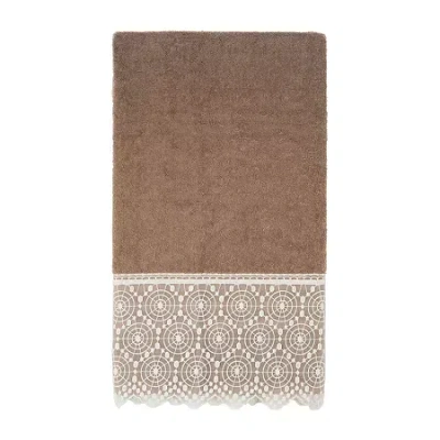 Linum Home Textiles Arian Embellished Embellished Bath Towel In Brown
