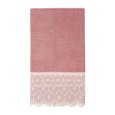 Linum Home Textiles Arian Embellished Embellished Bath Towel In Pink