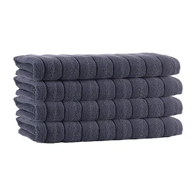 Depera Home Vague 4-pc. Hand Towel In Blue