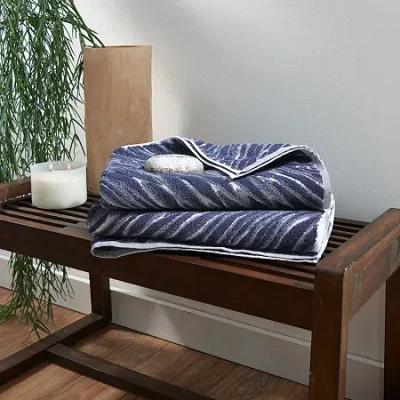 Chf Uchino Shibori Jacquard Towel In Blue
