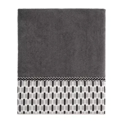 Avanti Norwood Geometric Bath Towel In Gray