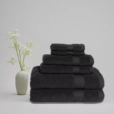 Royal Velvet Signature 6-pc. Bath Towel Set In Black