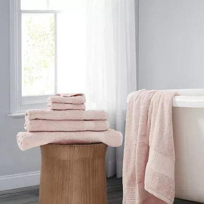Brooklyn Loom Cotton Tencel 6-pc. Bath Towel Set In Pink