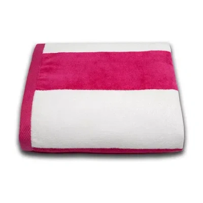 Cobra Tropical Cabana 100% Beach Towel In Purple
