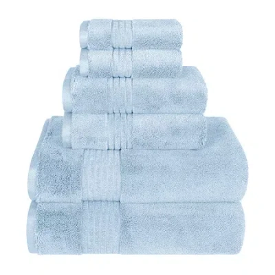 Liz Claiborne Signature Plush Bath Towel In Blue