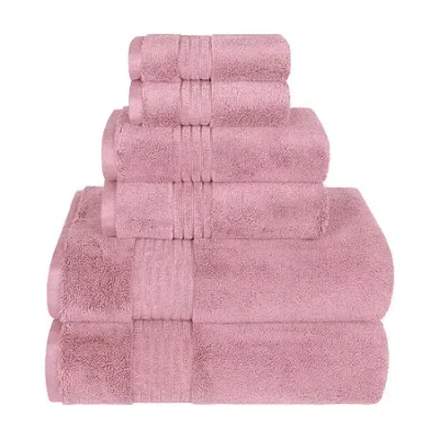 Liz Claiborne Signature Plush Bath Towel In Pink