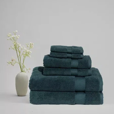 Royal Velvet Signature 6-pc. Bath Towel Set In Green