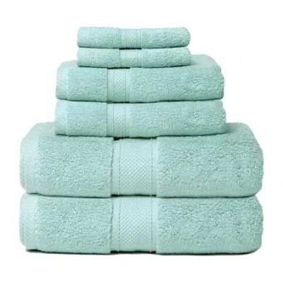 Cobra Zero Twist Hotel 6-piece 100% 6-pc. Bath Towel Set In Blue