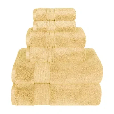 Liz Claiborne Signature Plush Bath Towel In Yellow