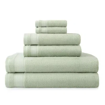 Martha Stewart Premium Hygrocotton Bath Towel In Green