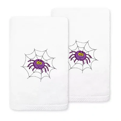 Linum Home Textiles Spider Embroidered 2-pc. Hand Towel In White