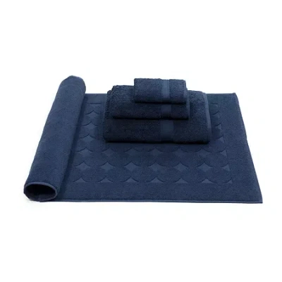 Linum Home Textiles Sinemis Terry 4-pc. Quick Dry Bath Towel Set In Blue