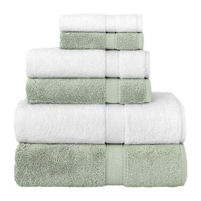 Linum Home Textiles Sinemis Terry 6-pc. Quick Dry Bath Towel Set In Green