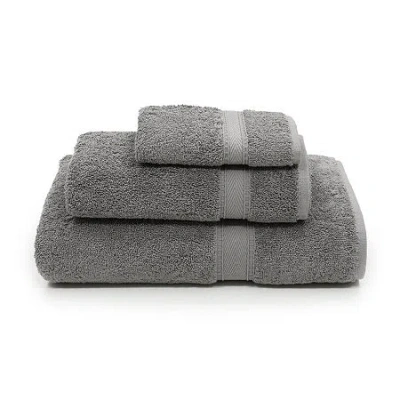 Linum Home Textiles Sinemis Terry 3-pc. Quick Dry Bath Towel Set In Gray