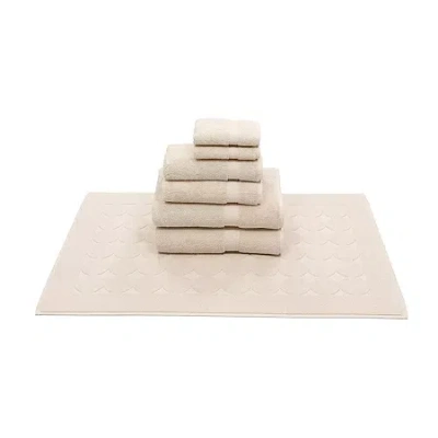 Linum Home Textiles Sinemis Terry 7-pc. Quick Dry Bath Towel Set In Sand