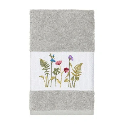 Linum Home Textiles Serenity Embellished Hand Towel In Brown