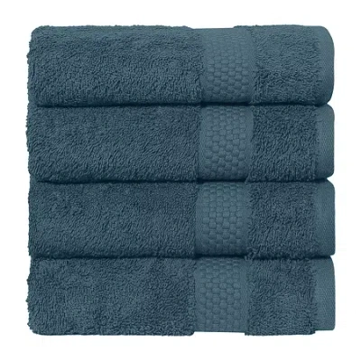 Linum Home Textiles Starlight Terry 4-pc. Hand Towel In Blue