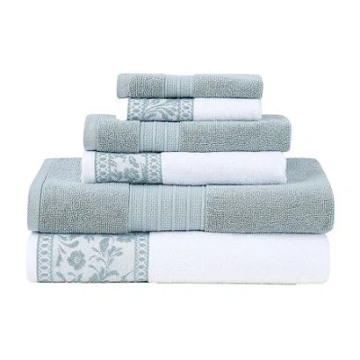 Modern Threads Allie 6-pc. Quick Dry Bath Towel Set In Green