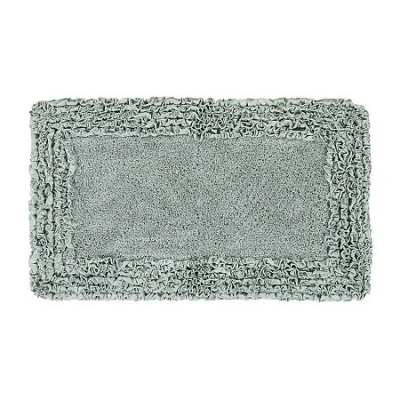 Better Trends Shaggy Border Mat Bath Rug In Green