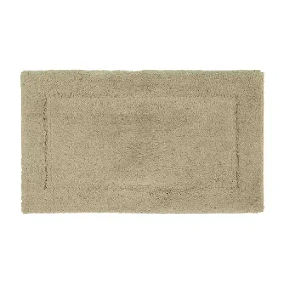 Liz Claiborne Signature Plush Bath Rug In Sand