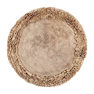 Better Trends Shaggy Border Mat Bath Rug In Sand