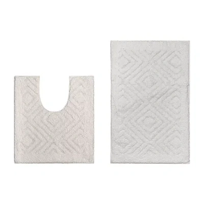 Better Trends Trier Tufted Mat 2-pc. Bath Rug Set In White
