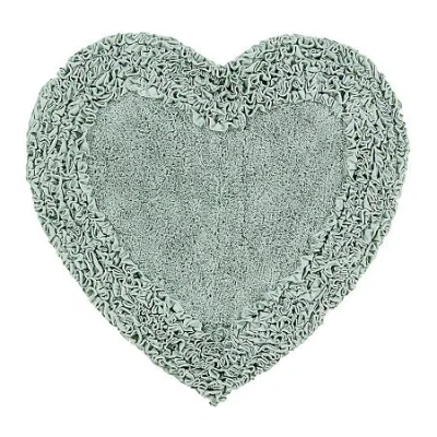 Better Trends Shaggy Border Mat Bath Rug In Green