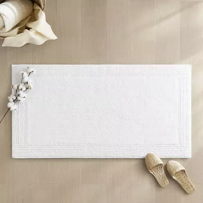 Madison Park Signature Splendor Reversible Bath Rug In White