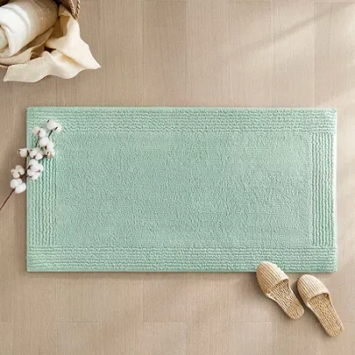 Madison Park Signature Splendor Reversible Bath Rug In Green