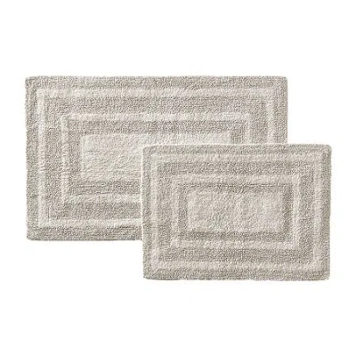 Eddie Bauer Logan Bath Rug In Gray