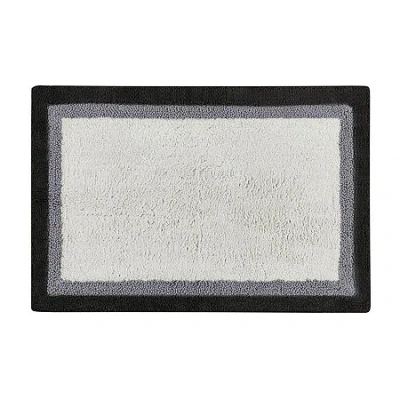 Madison Park Infinity Cotton Tufted Bath Rug In Black
