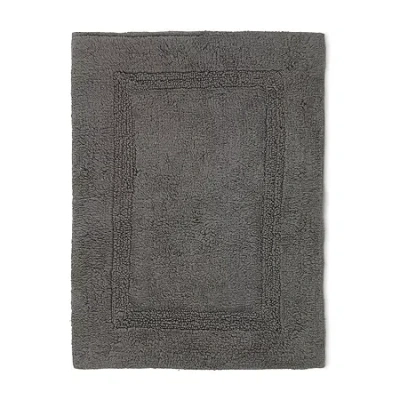 Martex Basic Cotton Skid Resistant Bath Rug In Blue