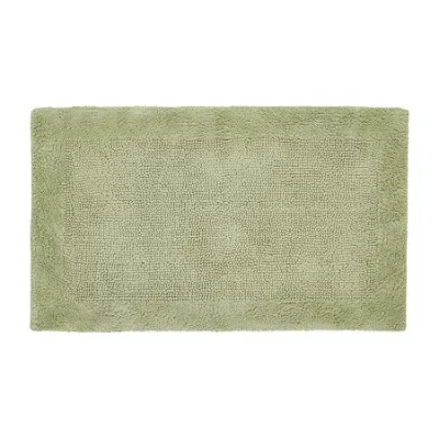 Better Trends Edge Bath Rug In Green