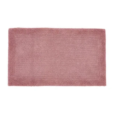 Better Trends Edge Bath Rug In Pink