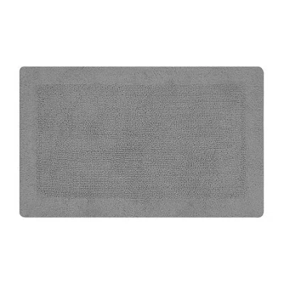 Better Trends Edge Bath Rug In Gray