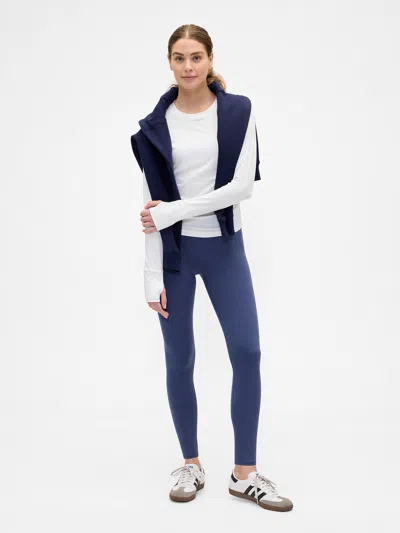 Gap Factory Gapfit Brushed Jersey Ruched T-shirt In White