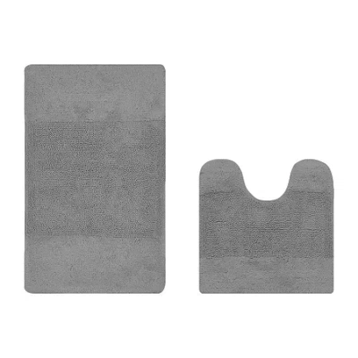 Better Trends Granada Bath Rug In Gray