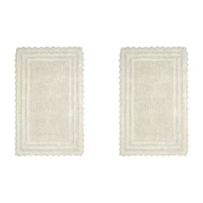 Better Trends Lilly Crochet Bath Rug In Sand