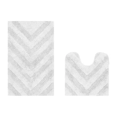 Better Trends Hugo Bath Rug In White