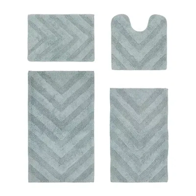 Better Trends Hugo Bath Rug In Blue