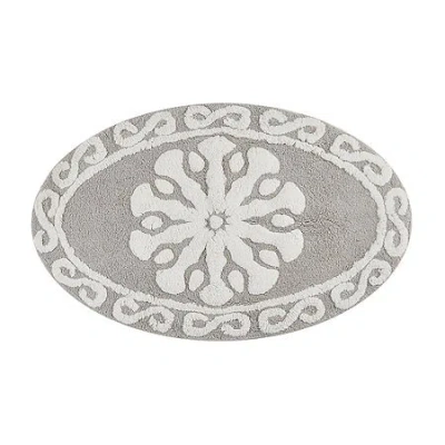 Madison Park Marrakesh Medallion Cotton Tufted Rug In Brown